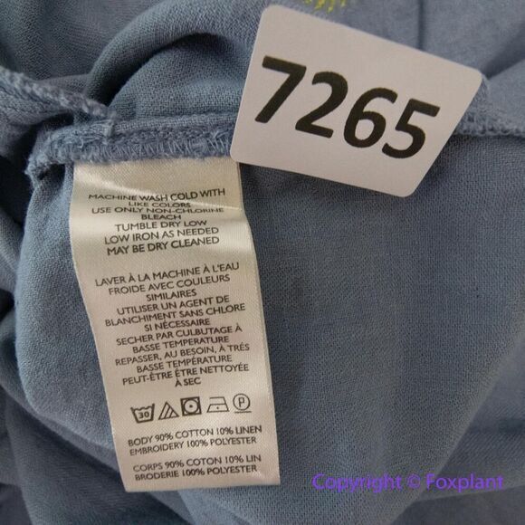 New! Free People Emory Embroidered Sun Midi‎ Dress blue, size S - Picture 16 of 16